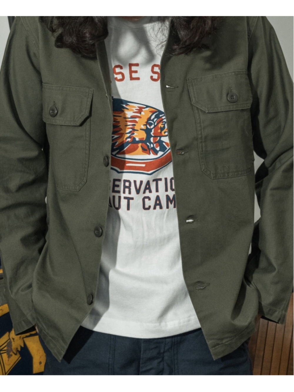 USA Ship 1963 US Army OG-107 Fatigue Utility Shirt Non Stock Mfg. L🇺🇸SHIP - Picture 2 of 5